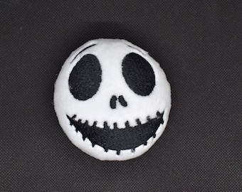 Halloween Jack Skellington In The Hoop Embroidery Design, Halloween Embroidery Designs, ITH 4x4 Machine Embroidery Designs