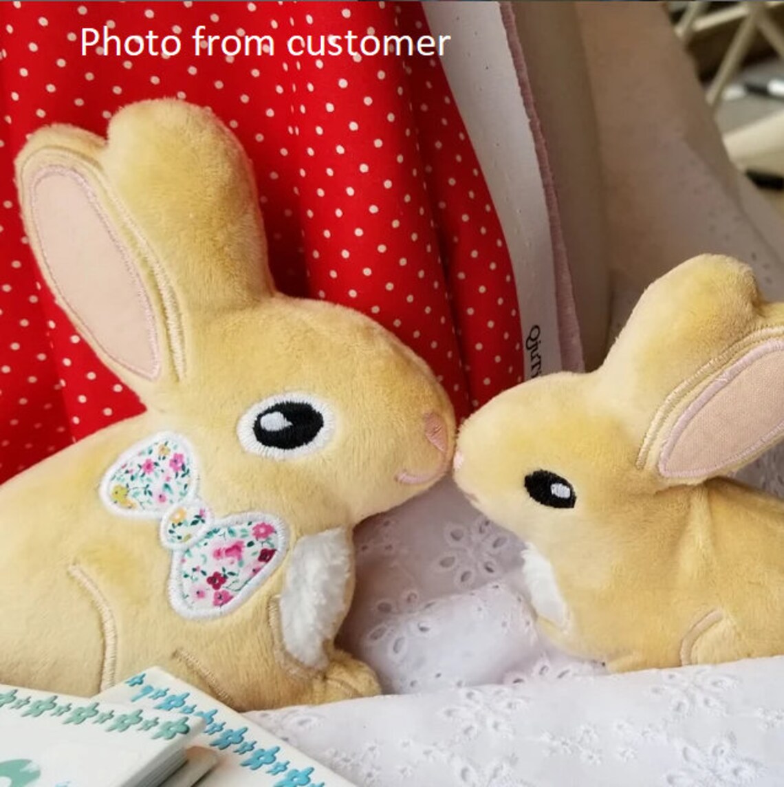 Easter Bunny Stuffie ITH Embroidery ,machine Pattern,ith Bunny Stuffie ...