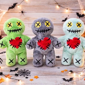 monster voo doo doll Stuffie Halloween ITH Embroidery , Machine Pattern, ITH Skull Stuffie, Halloween Softie pattern 5x7,6x10,7x12,8x12,