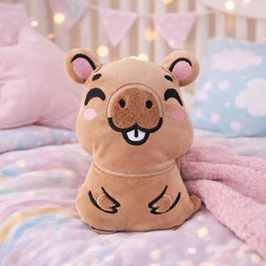 Capybara stuffie ITH embroidery design 5x7, 6x10, 7x12, 8x12