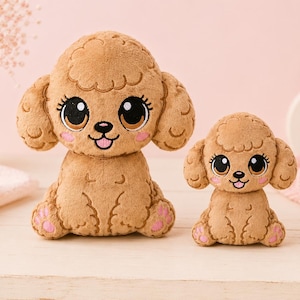 puppy dog Stuffie ITH Embroidery design , Machine Pattern, ITH dog Stuffie, dog Softie, Pattern, ITH 5x7, 6x10, 7x12, 8x12