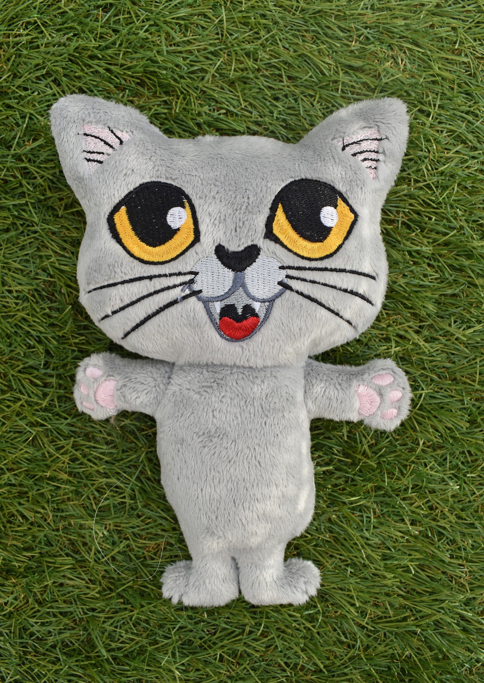 Kitty stuffie ith embroidery machine pattern ith stuffie  etsy uk