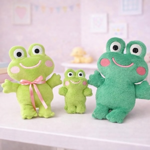 Frog Stuffie ITH Embroidery ,Machine Pattern,ITH frog Stuffie,frog Softie, animal Pattern,ITH 4x4,5x7,6x10,7x12,8x8,8x12 In the hoop