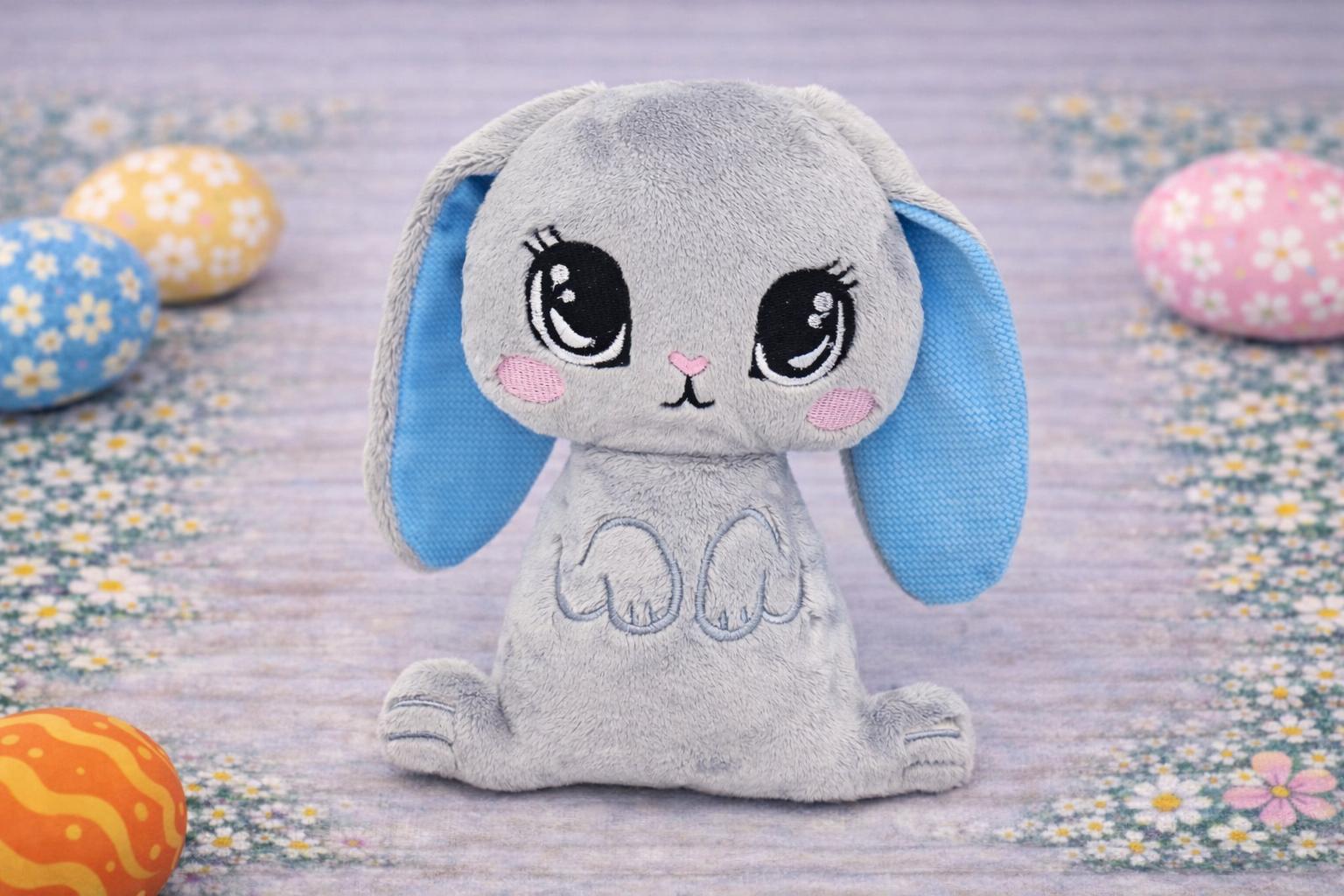 Easter Bunny Stuffie ITH Embroidery ,machine Pattern,ith Bunny Stuffie ...