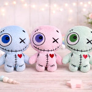 bambola mostro voo doo peluche Halloween ITH ricamo, modello macchina, teschio ITH peluche, modello morbido di Halloween 5x7,6x10,7x12,8x12,8x8