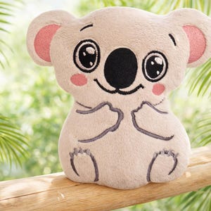 coala ITH embroidery pattern ,Machine Pattern, ITH Bear Stuffie, Teddy Softie, Teddy Bear Pattern, ITH 5x7, 6x10, 7x12, 8x12