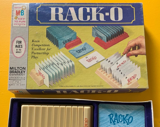 Vintage Racko Game / Vintage Board Game / 60s Game / Milton Etsy