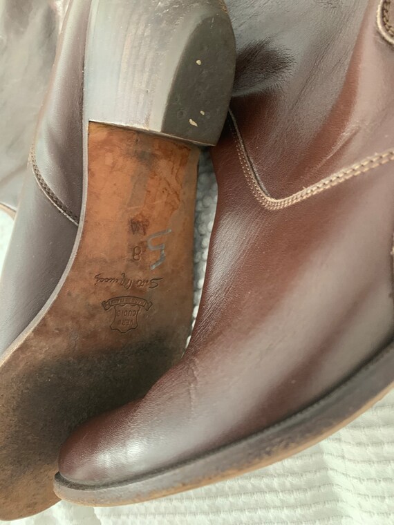 Vintage Sesto Meucci Boots / Size 8AA Narrow / Vi… - image 8