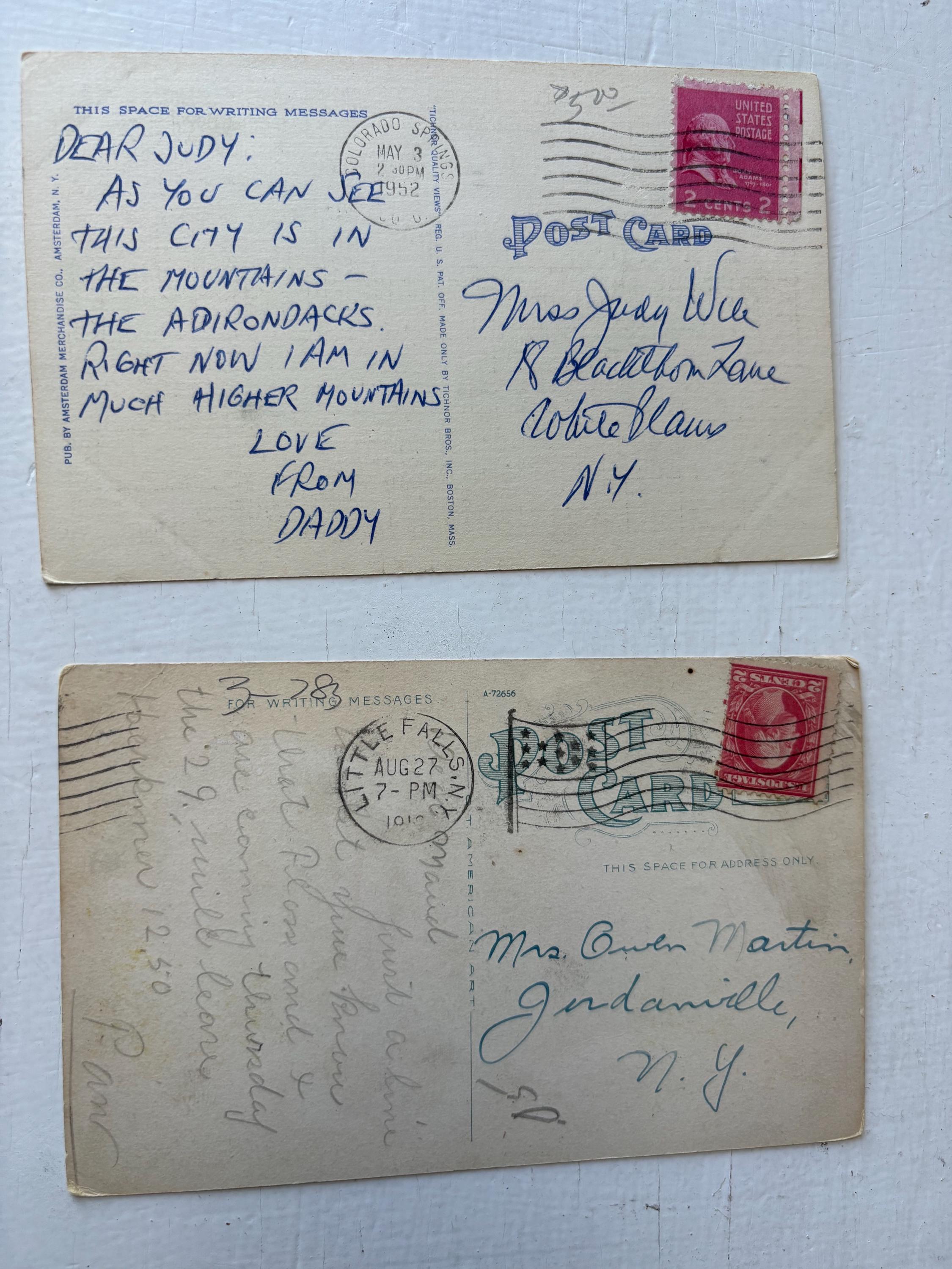 ヴィンテージ グローバーズビル NY ポストカード ロット: 20 世紀初頭