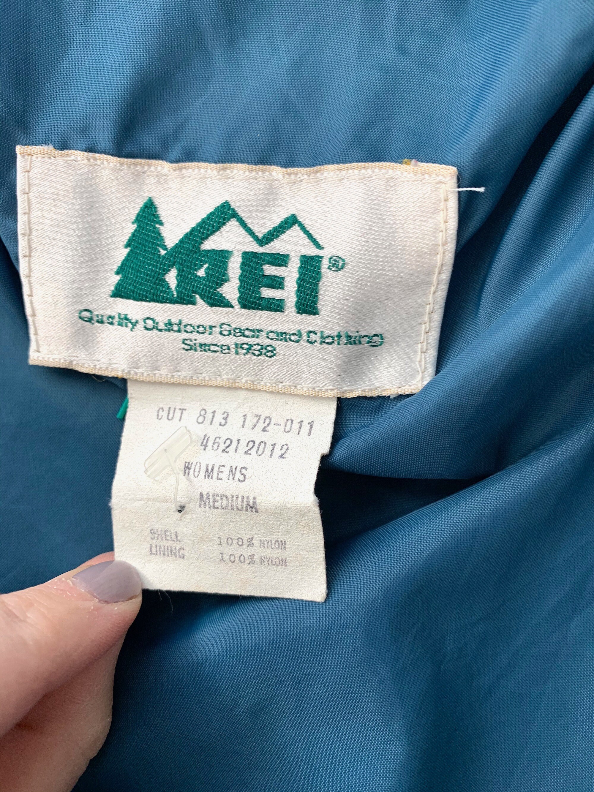 Vintage REI Goretex Jacket / 80s Windbreaker Raincoat / Size | Etsy