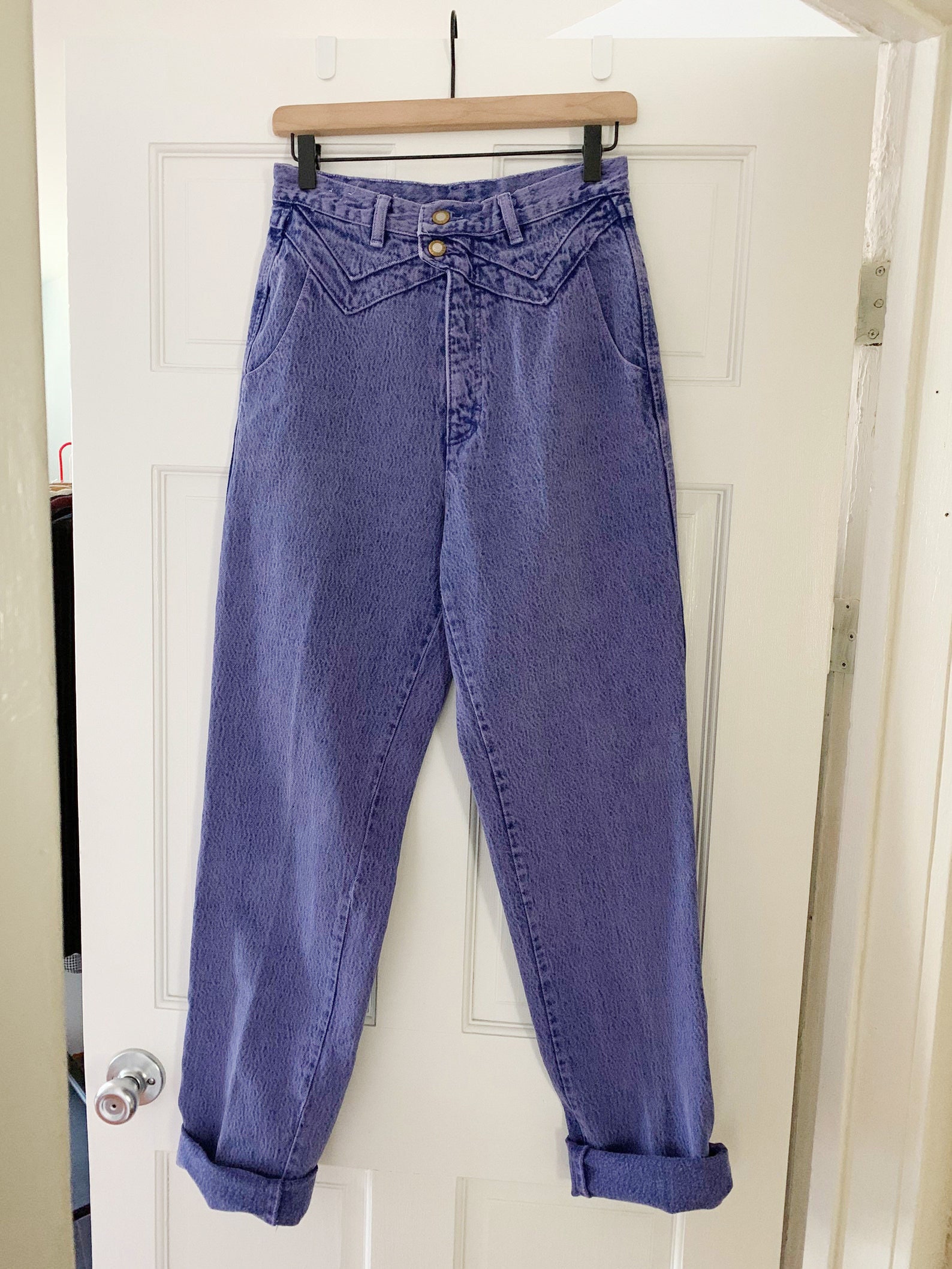 Vintage Western Ethics Jeans / Purple 