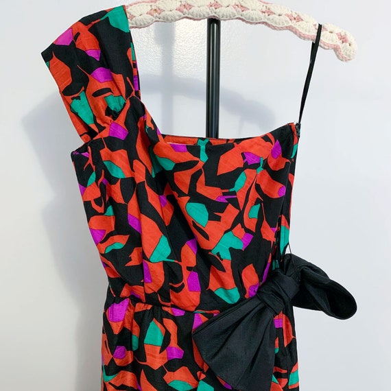 Vintage 80s Dress / Evenings by Raul Blanco Silk D