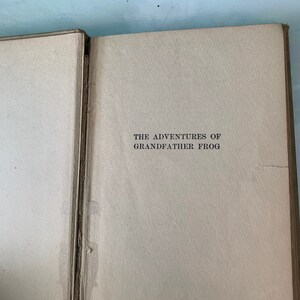 The Adventures Of Grandfather Frog – Dover Children's Thrift Classics, Thornton Burgess, Good Cond