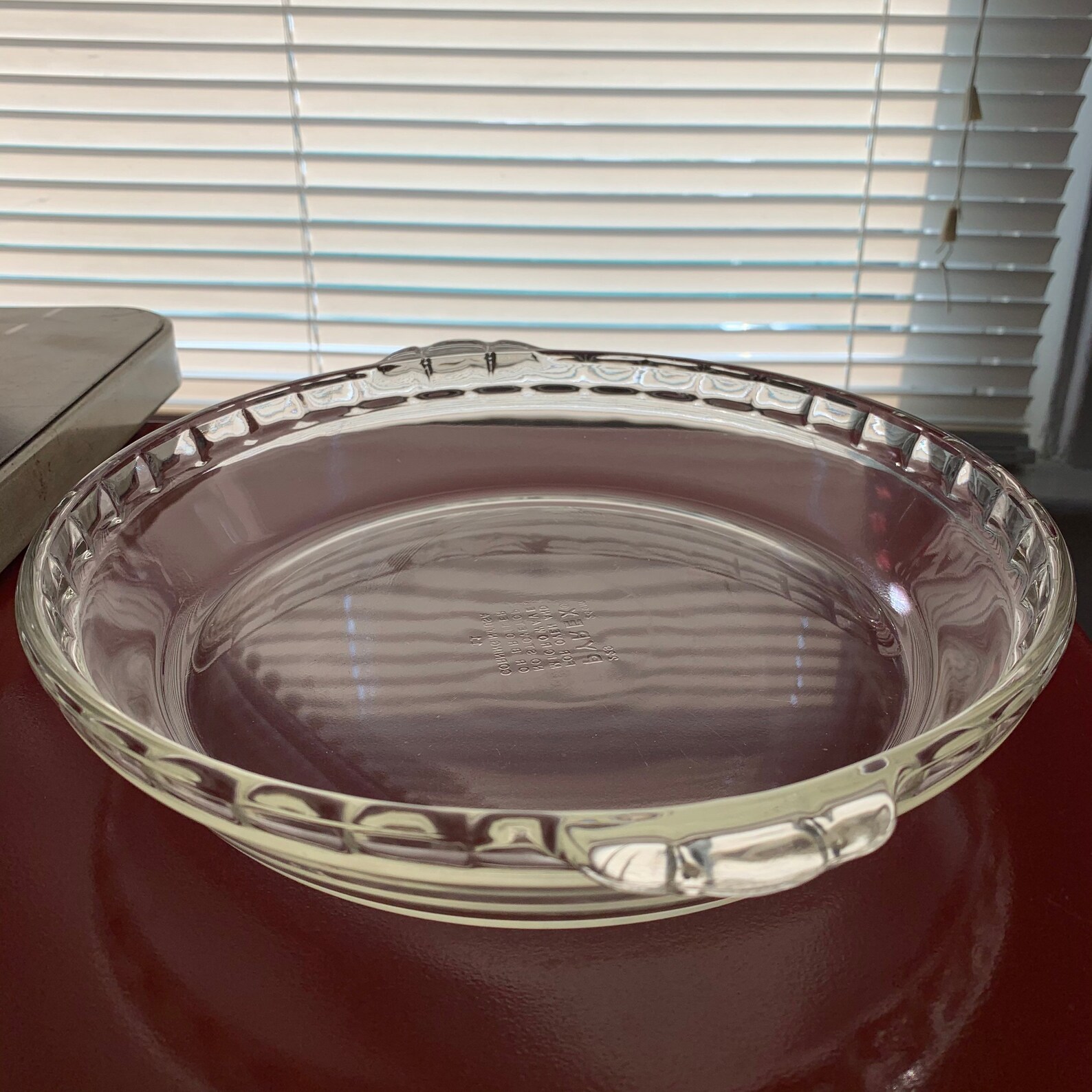 Vintage Pyrex Glass Pie Plate 229 with Scalloped Edge / Etsy