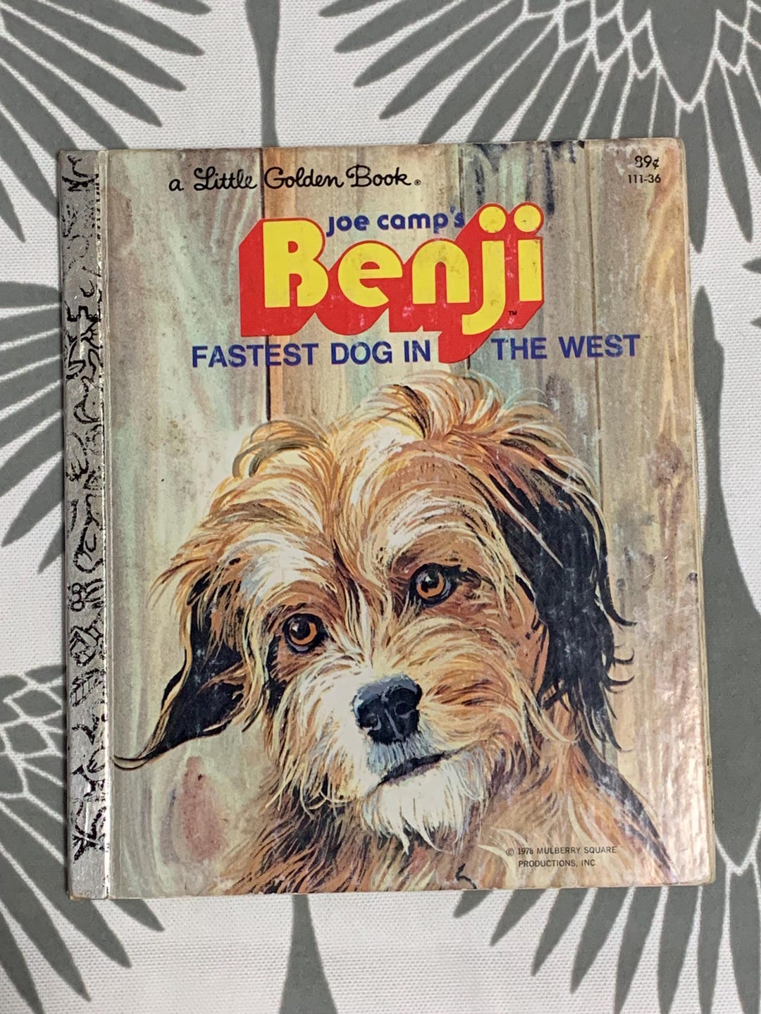 Vintage Little Golden Book Benji Fastest Dog in the West Joe Camp / 89 ...