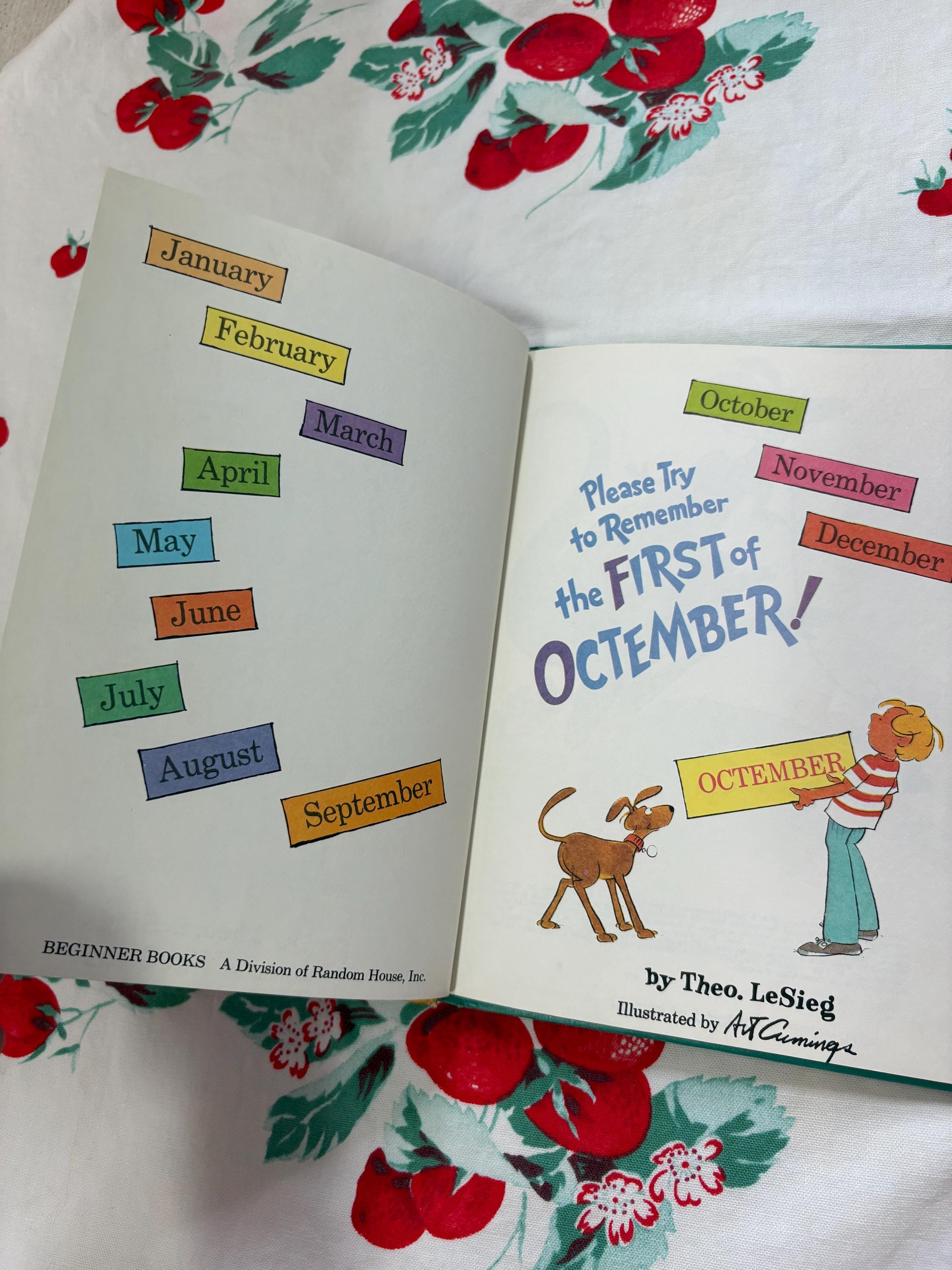 Vintage Dr. Seuss Beginner Book: Please Try to Remember the