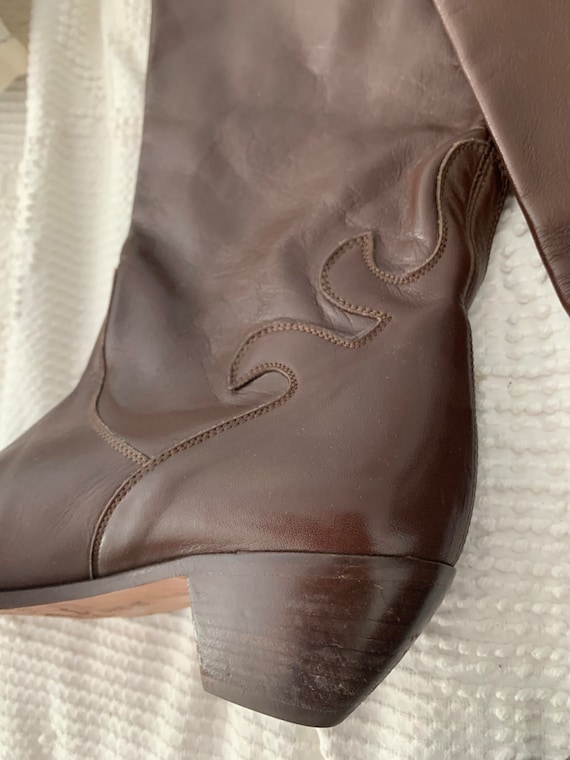 Vintage Sesto Meucci Boots / Size 8AA Narrow / Vi… - image 9