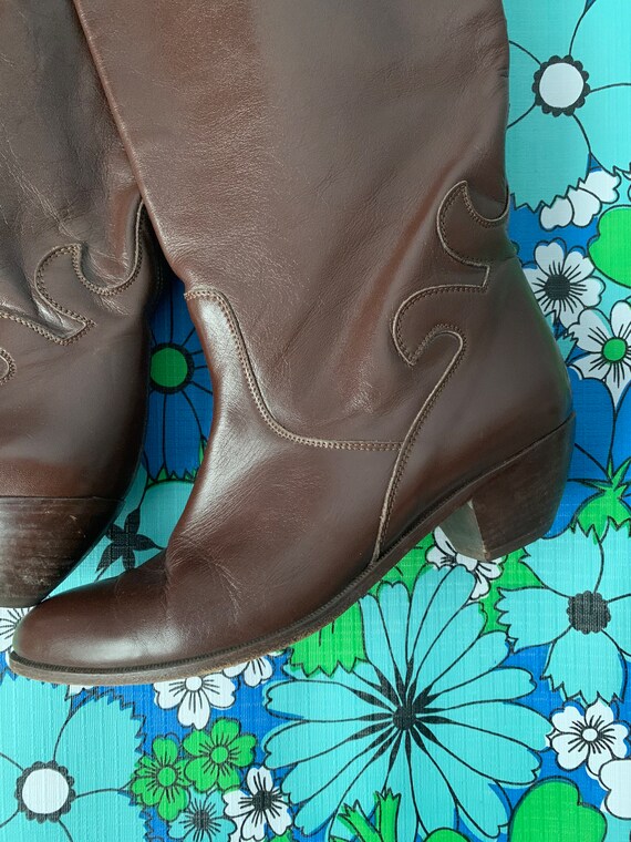 Vintage Sesto Meucci Boots / Size 8AA Narrow / Vi… - image 2