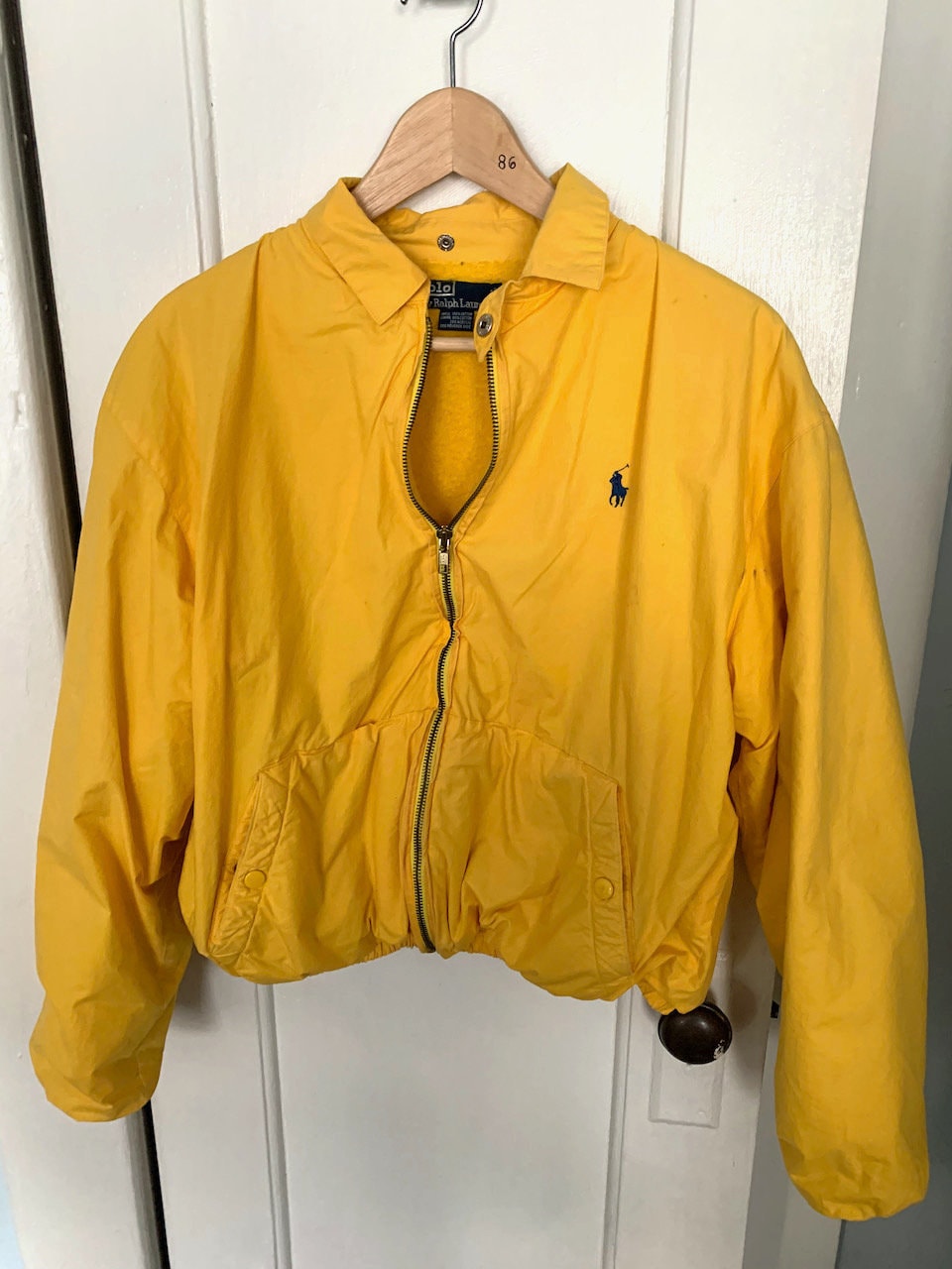 Vintage Polo Ralph Lauren Jacket Made in Hong Kong / Yellow - Etsy