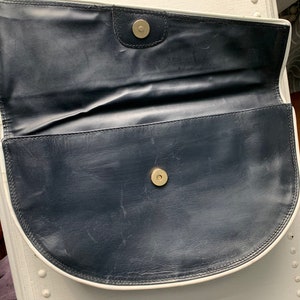 Vintage Mod Clutch by Jenna Davies / Leather Clutch Made in Italy ...