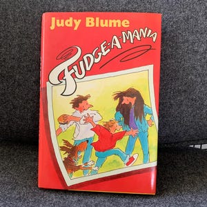 Vintage Fudge-A-Mania Judy Blume First Edition Dust Jacket Hardcover 1990