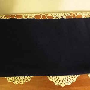 15 x 15  225 square inch of black felted melton wool fabric DK