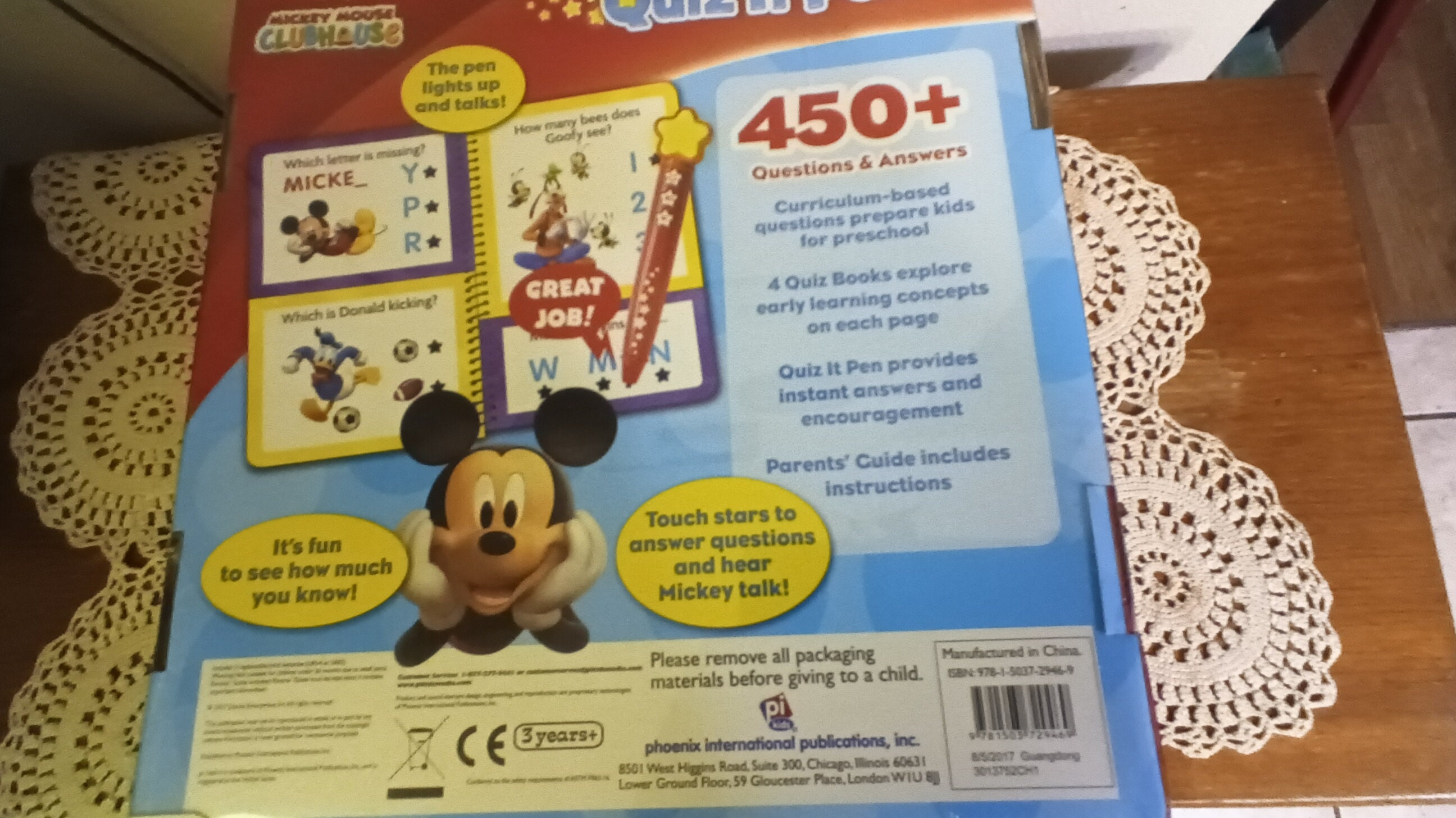 Disney Mickey Mouse Clubhouse Quiz It Pen Preschool Christmas Nib Etsy