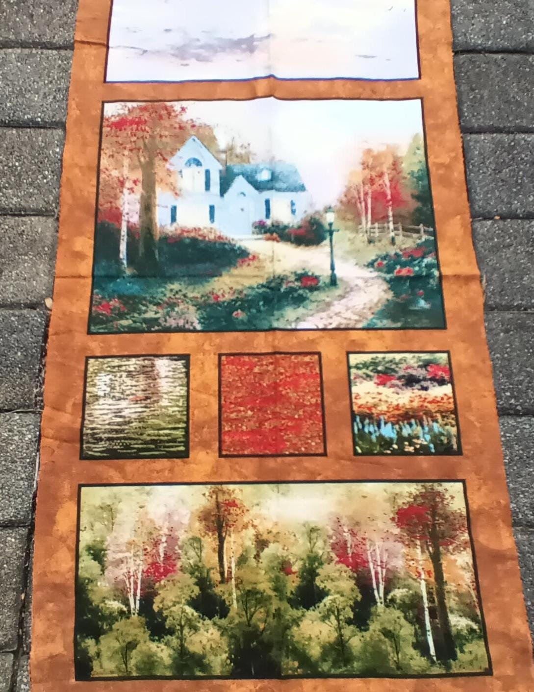 Thomas Kinkade USA製 ゴブラン織り 大判ラグ Thomas Kinkade Rugs - Etsy