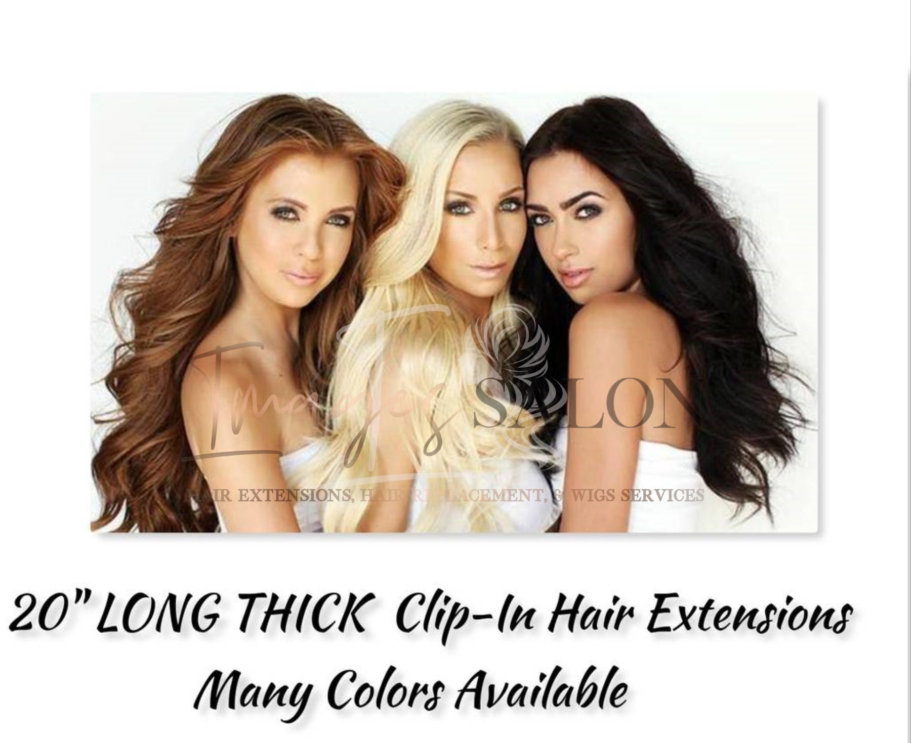 20 Inch Clip In Hair Extensions Before And After
