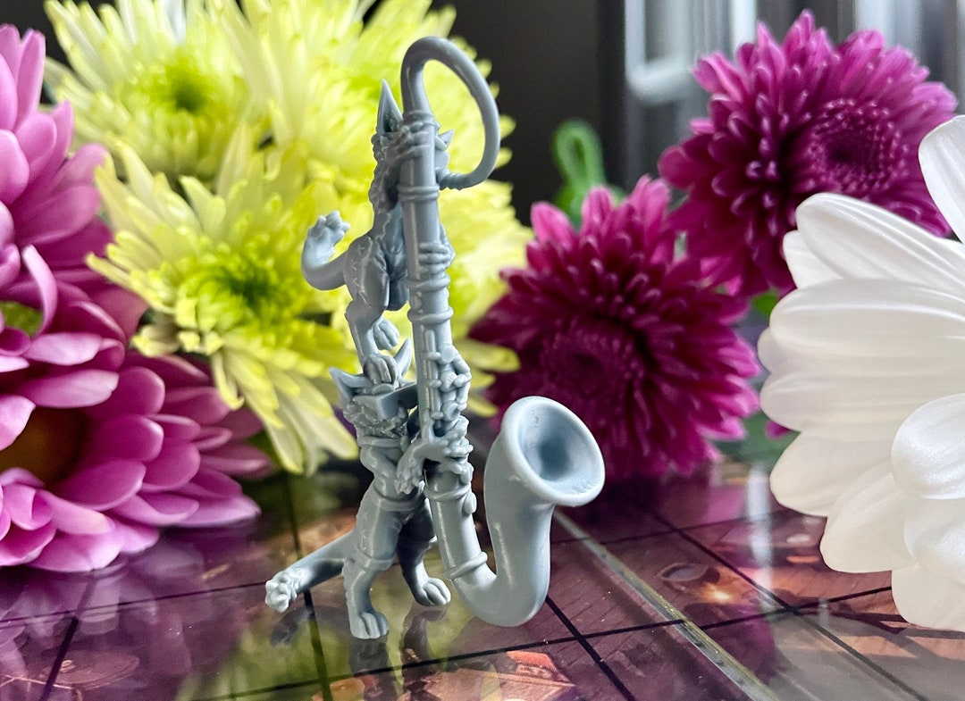 Saxy Cats Saxophone Bard Characters Who Wear Sunglasses and Fedoras