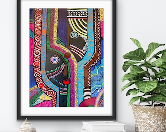 Africa American Wall Art Black Artwork Room Decor African Retro gift Multicolor abstract African artwork African Culture Home Design Africa American Wall Art Black Artwork Room Decor African Retro gift Multicolor abstract African artwork African Culture Home Design