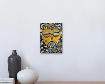 African Art, Contemporary CANVAS PRINT, Living Room Wall Art, Modern Home Decor, Trendy Art,  Black Art, Jamaican Art, Gift for Any Occasion