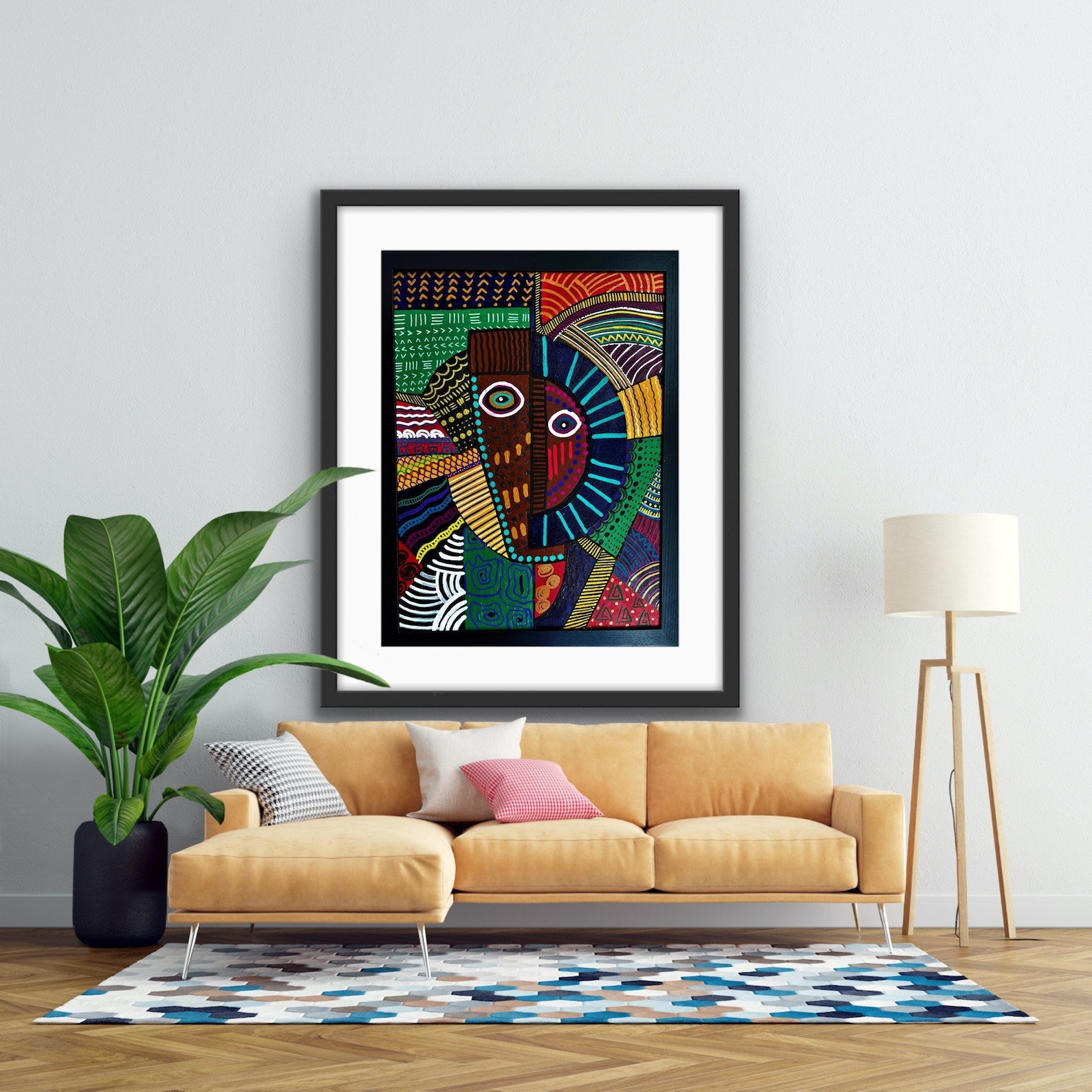 Abstract Black Art, African American Print, Modern Contemporary Print ...