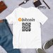 Bitcoin Address QR Code Bella Canvas Short-Sleeve T-Shirt Made in USA