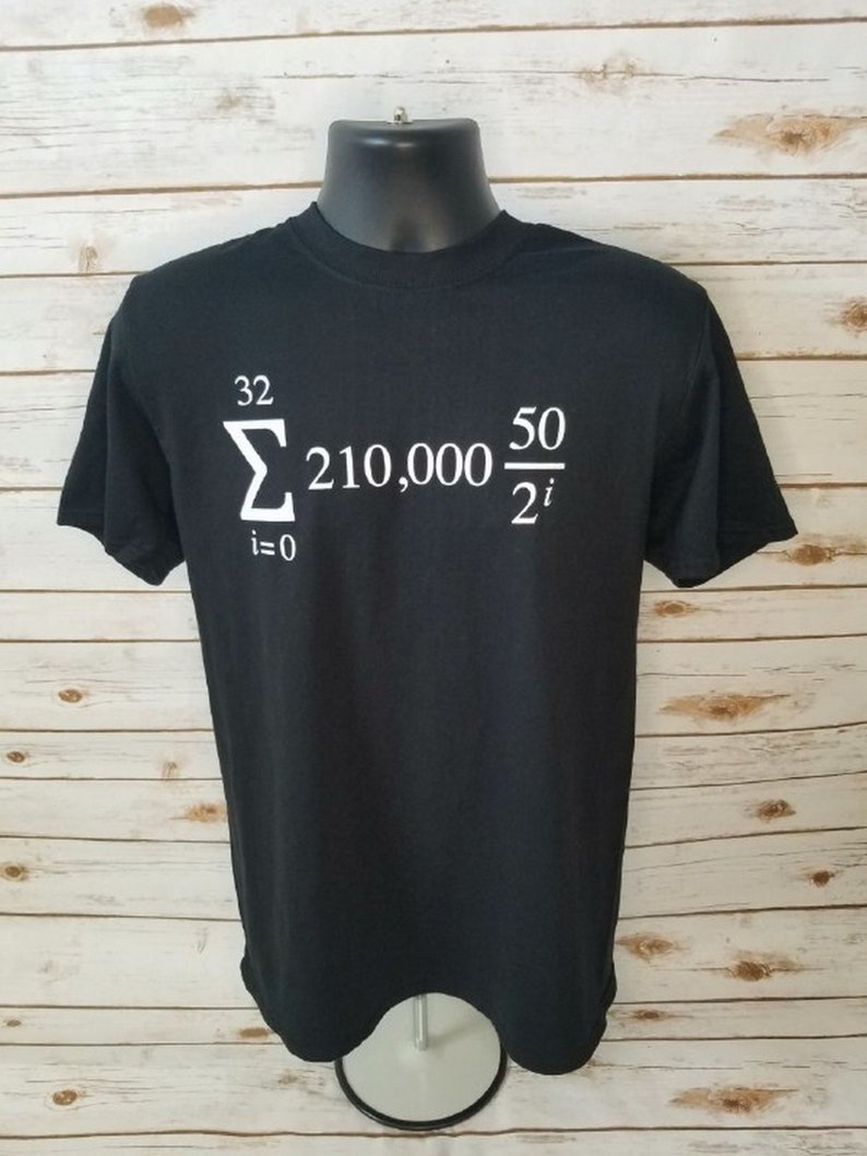 Bitcoin Supply Formula Short-Sleeve Unisex T-Shirt All black tee with white logo