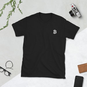 Bitcoin Embroidered Logo Short-Sleeve Unisex T-Shirt