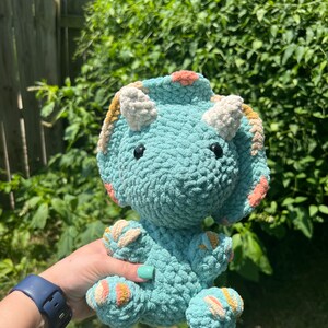 Crochet Triceratops