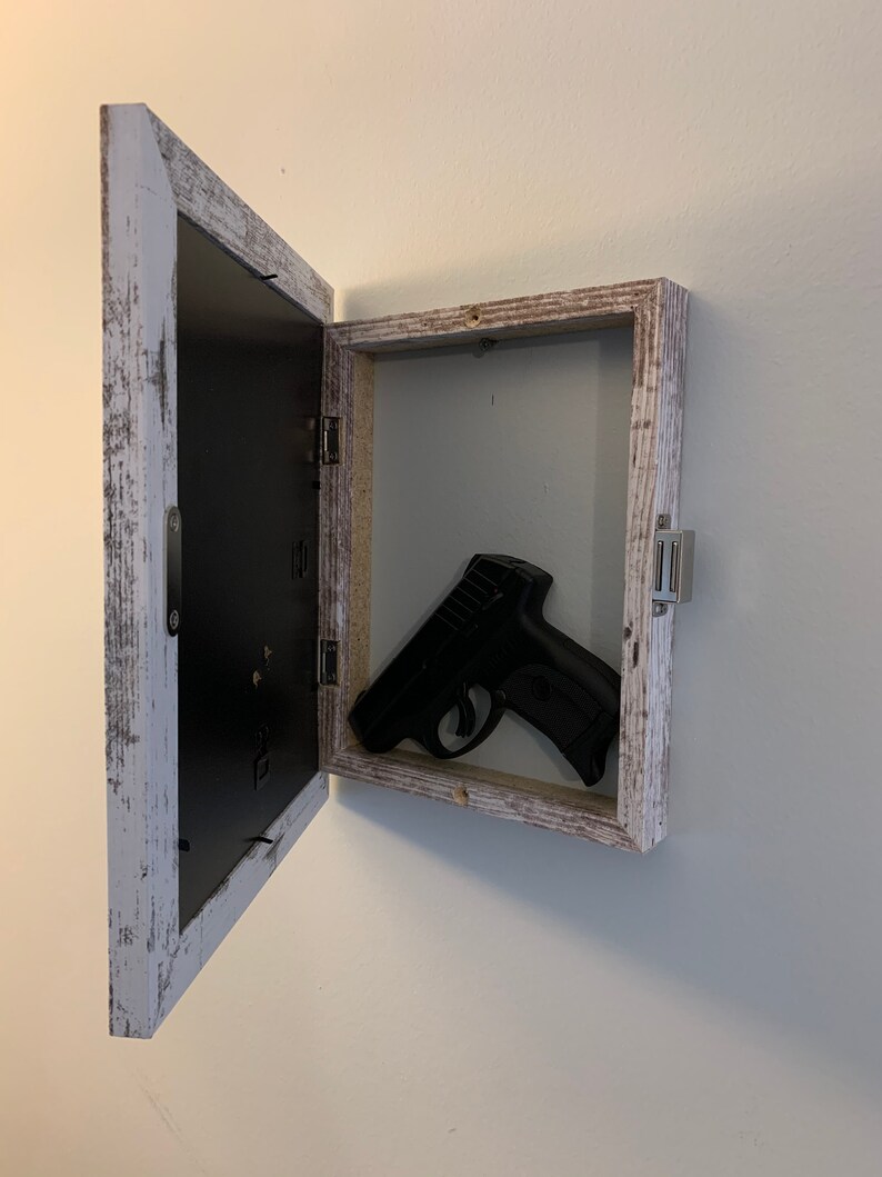 8 x 10 Wooden Picture Frame/Gun Safe Etsy