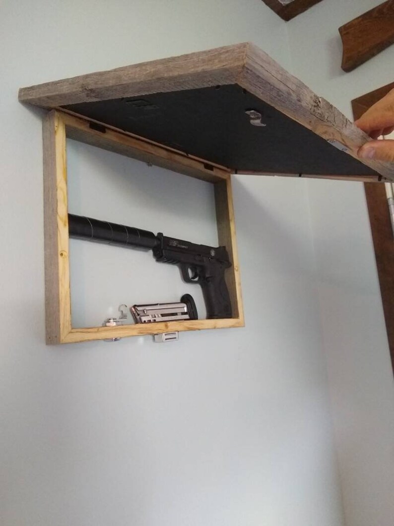 11 x 14 Picture frame gun safe with lock Etsy
