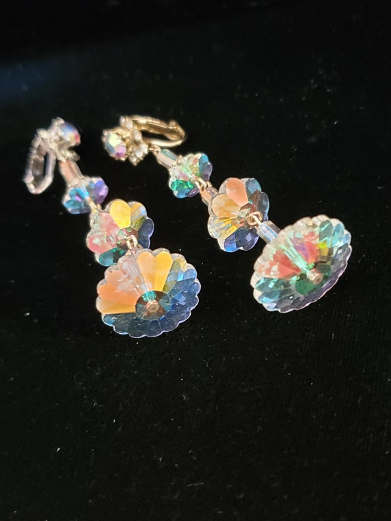 Aurora Borealis Margarita Rhinestone Triple Drop C