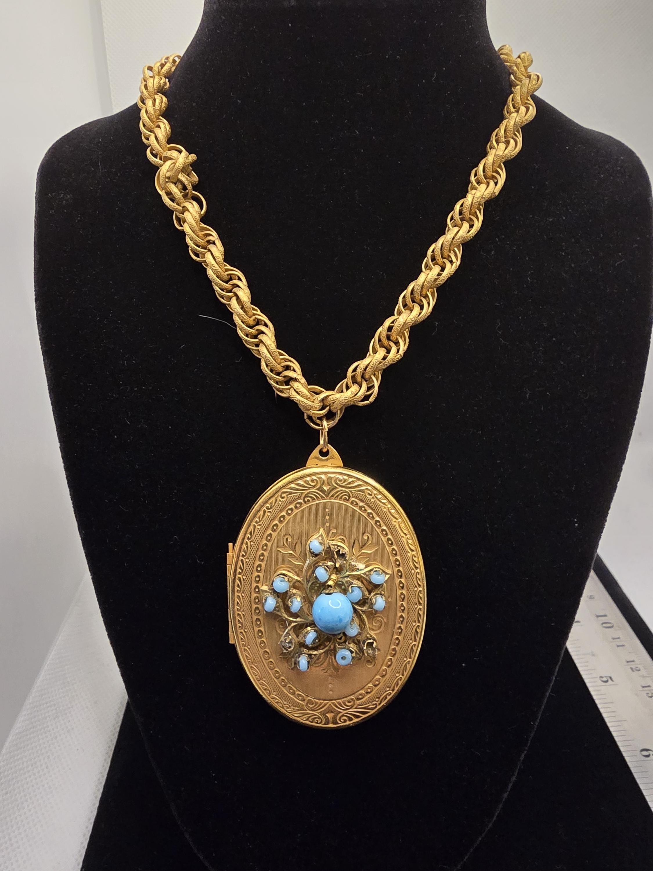 値下げ【希少❗️】ヴィンテージＭIRIAＭ HASKELL のペンダント Miriam Haskell Brass - Etsy