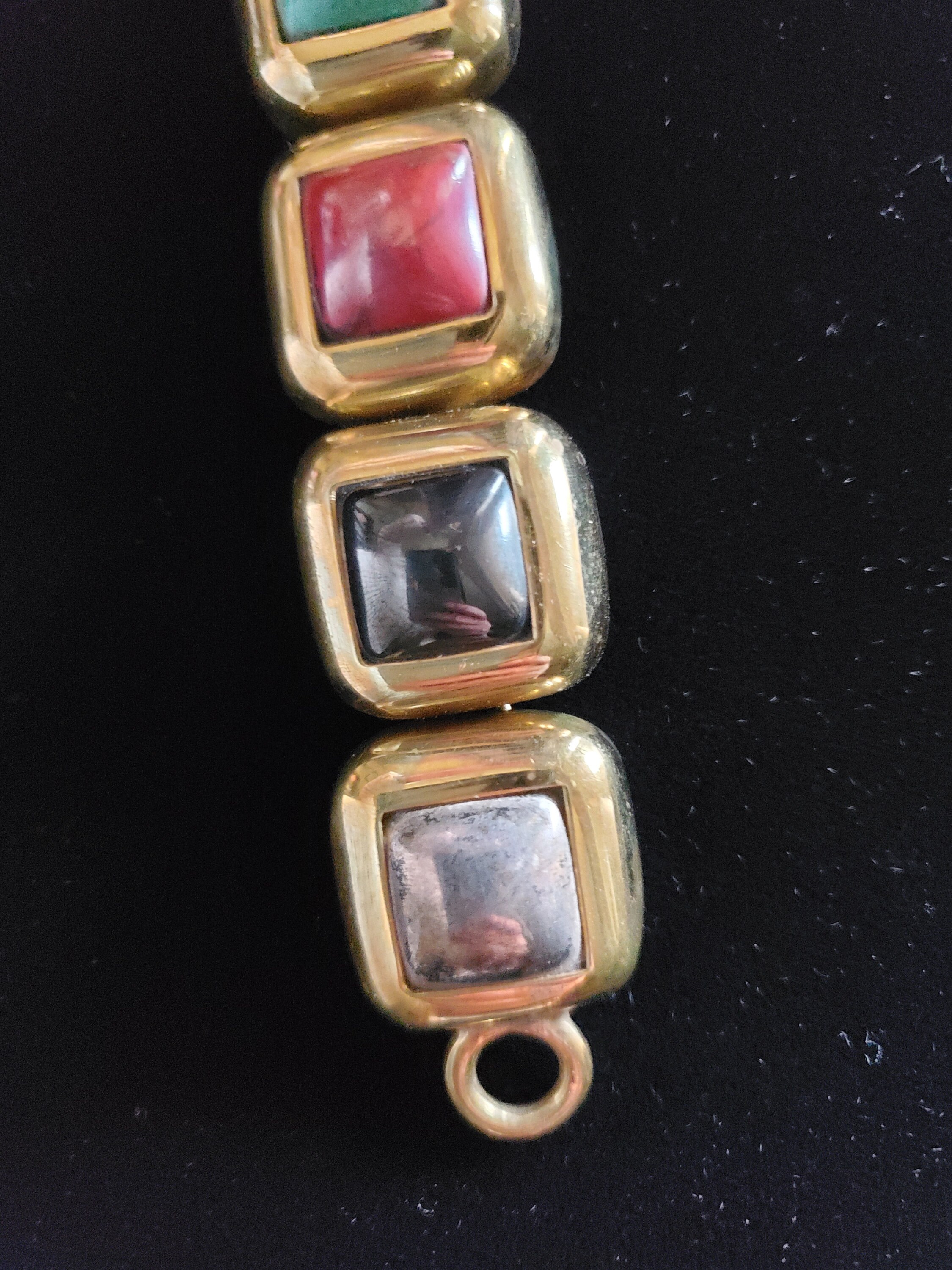 Early 1988 Designer Steven Vaubel Vermeil Toggle Bracelet