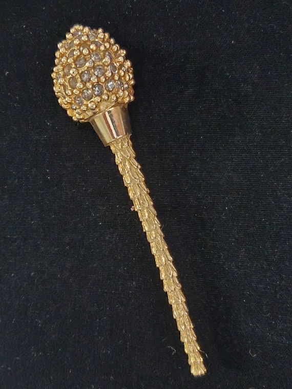 Alice Caviness Large Golden Scepter Torch Wand Br… - image 8