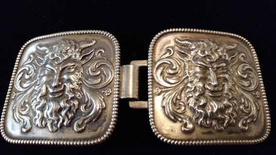 Wonderful Victorian Sterling Cloak Buckle