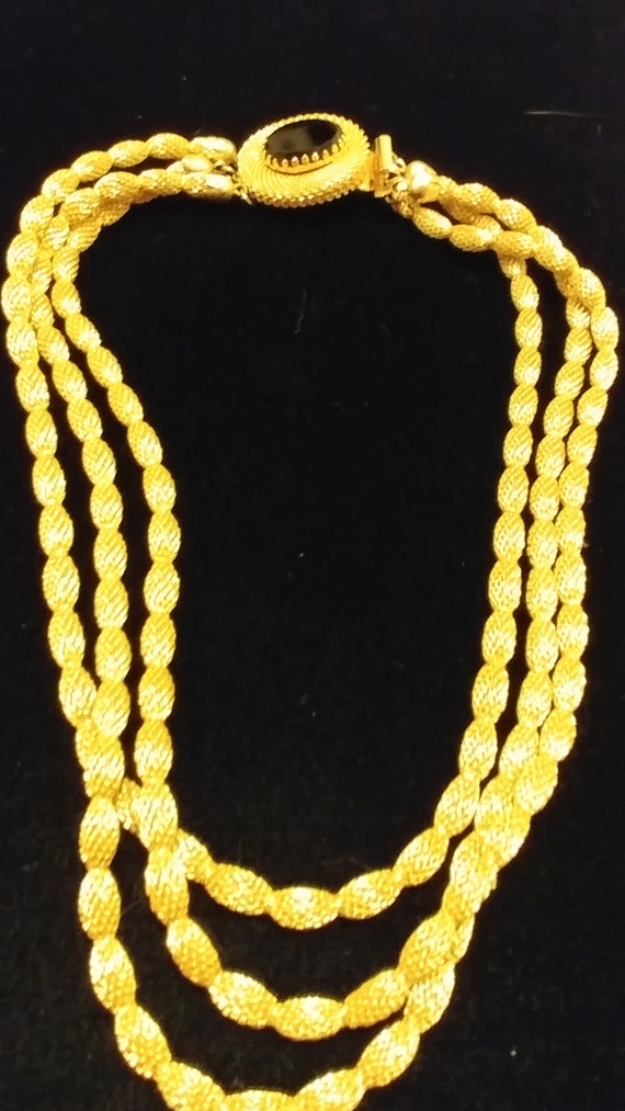 Hobe Gold Mesh Necklace