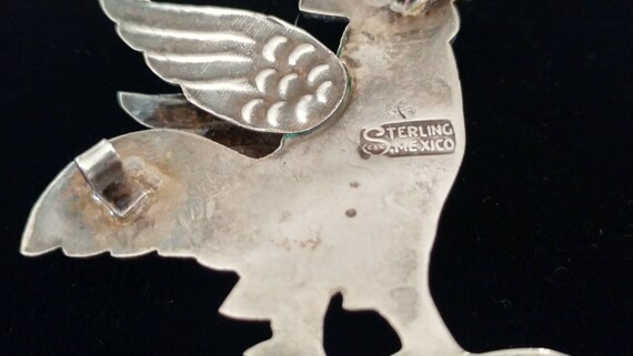 Broche Argent Sterling 925 Mexicaine – Chapeau De Cowboy 3D, Vintage Années 1935-1950