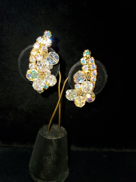 D&E Juliana Aurora Borealis Rhinestone and Beaded… - image 2