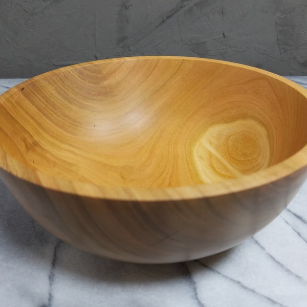 Turned Wooden Bowl Etsy