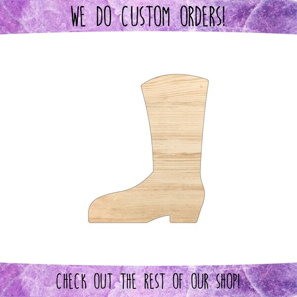 Cowboy Boot Wood Cut out, Cowboy Boot Wooden Shape, Cowboy Boot Wood Shape, Boot Cutout, Shoe Wood Cutout, Wood Cutout, Cowboy Boot