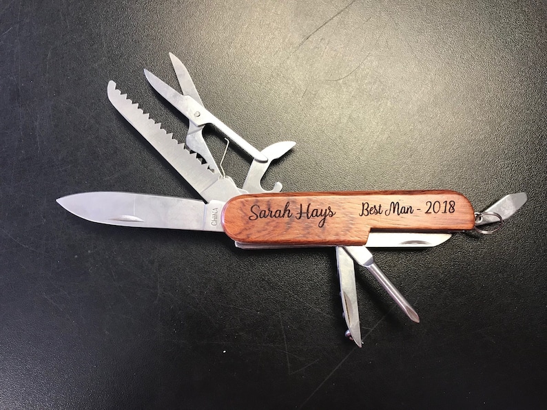 Personalized MultiPurpose Pocket Knife Engraved Pocket Etsy